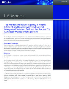 Rocket  ® L.A. Models Top Model and Talent Agency is Highly