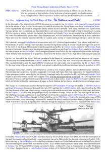 Poole Flying Boats Celebration (Charity No[removed]PFBC Archive: Our Charity is committed to developing & maintaining its Public-Access Archive… For the purpose of this website a brief selection of items together with