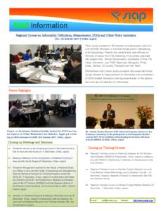 Regional Course on Informality: Definitions, Measurement, SDGs and Other Policy Indicators [16—20 October 2017 | Chiba, Japan] This course started on 16 October in collaboration with ILO and WIEGO (Women in Informal Em