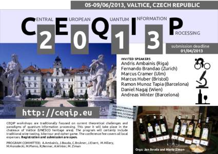 , VALTICE, CZECH REPUBLIC  C E Q I PENTRAL