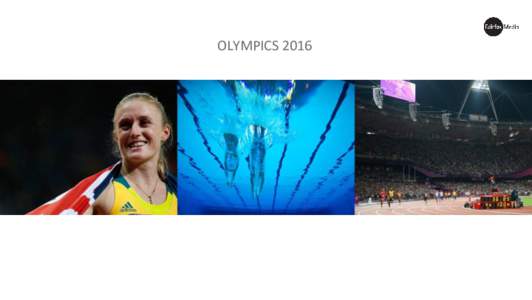 OLYMPICS 2016  Agenda Olympics Overview Our Coverage Sport Participation in Australia
