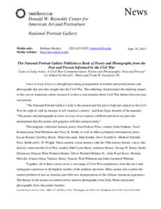 Donald W. Reynolds Center for American Art and Portraiture National Portrait Gallery Media only: Media website:
