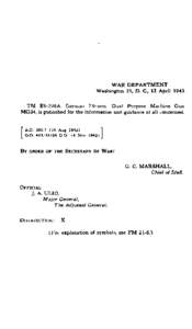 WAR DEPARTMENT Washington 25, D. C., 13 April TM  E9-206A,