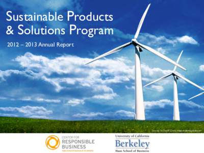  Sustainable Products & Solutions Program� �