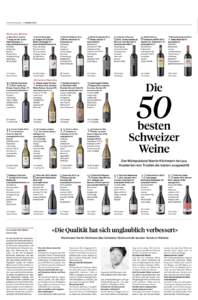 sonntagszeitung.ch | 4. OktoberDie besten Merlots Balin 2013, Cantina Kopp von der Crone Visini, Barbengo TI;