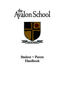 Student ~ Parent Handbook 200 W. Diamond Avenue Gaithersburg, Maryland[removed][removed] FAX