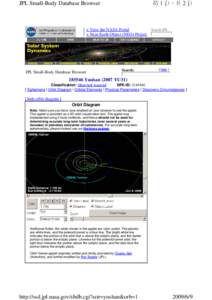 Astronomy / Orbital elements / Orbit / Solar System / Comets / Main Belt asteroids / Celestial mechanics / Astrodynamics / Planetary science