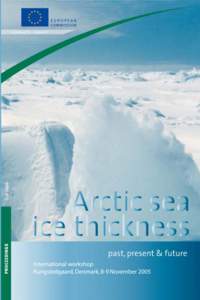 EUROPEAN COMMISSION  International Workshop Artic Sea Ice Thickness: Past, Present and Future