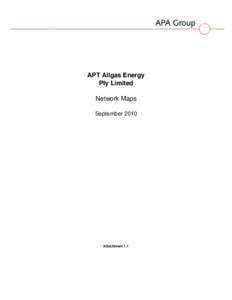 APT Allgas Energy Pty Limited Network Maps September[removed]Attachment 1.1
