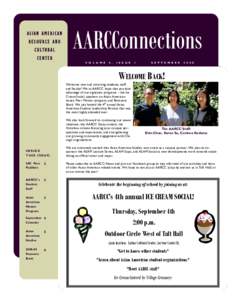 ASIAN AMERICAN RESOURCE AND CULTURAL CENTER  AARCConnections