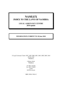Microsoft Word - Namlex 2010.doc