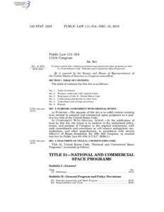 124 STAT[removed]PUBLIC LAW 111–314—DEC. 18, 2010 Public Law 111–314 111th Congress