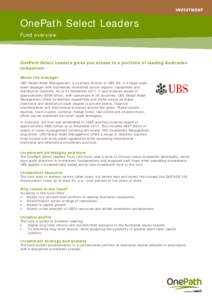 Microsoft Word - UBS_Select Leaders_Fund overview v2