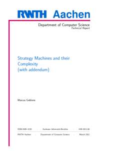 Computability theory / Computer science / Formal methods / Turing machine / Linear temporal logic / Mealy machine / Determinacy / Models of computation / Theory of computation / Theoretical computer science
