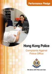 Performance Pledge  Kong Police Complaints Against Police Office