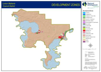 Loxton Waikerie Council District DEVELOPMENT ZONES DevelopmentZones COASTAL