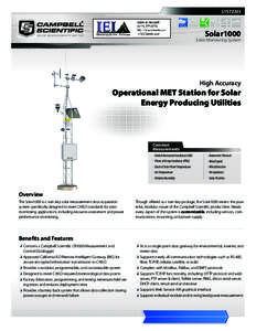 SYSTEMS  Solar1000 Solar Monitoring System