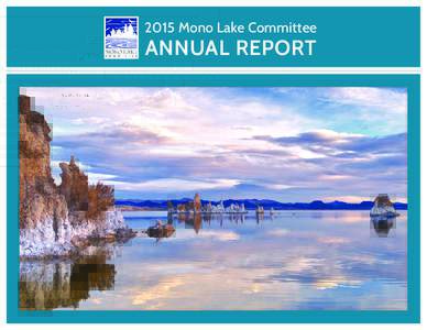 2015 Mono Lake Committee  ANNUAL REPORT FR OM T H E EXECUTIVE DIR ECTOR
