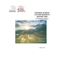SKOMER MARINE NATURE RESERVE REPORT 2006 CCW Regional Report  PHILIP NEWMAN