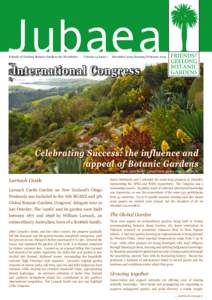 Friends of Geelong Botanic Gardens Inc Newsletter  Volume 14 Issue 1 December 2013/January/February 2014