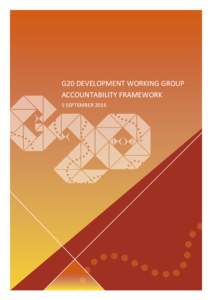 G20 Development Working Group Accountability Framework