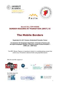 Border / University of Grenoble / Grenoble / Open border / Joseph Fourier University / Geneva / Geography of Europe / Geography of Switzerland / Politics of France