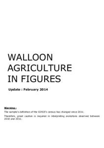 walloon agriculture in figures 2012