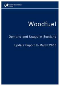 Woodfuel usage study 2008