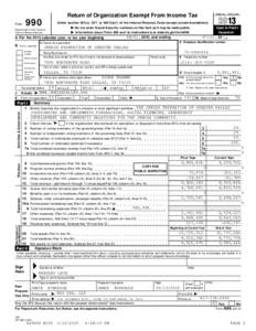 Return of Organization Exempt From Income Tax  990 Form
