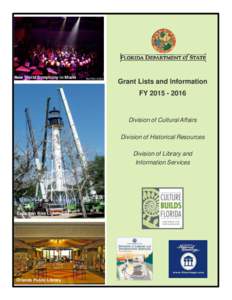 New World Symphony in Miami  Rui Dias-Aidos Grant Lists and Information FY