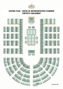 House of Representatives seating plan: 10 February 2004