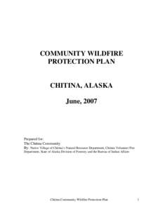 COMMUNITY WILDFIRE PROTECTION PLAN