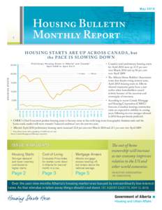 May[removed]Housing Bulletin Monthly Report  1