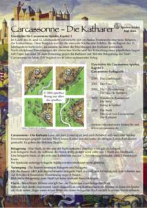 Carcassonne - Die Katharer  Spielen bildet, sagt man.  Geschichte für Carcassonne-Spieler, Kapitel 1