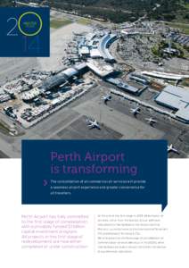 MASTER PLAN Perth Airport is transforming 