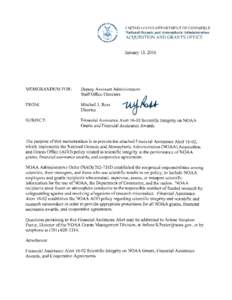 Misconduct / Scientific misconduct / National Oceanic and Atmospheric Administration / Grant / United States Office of Research Integrity