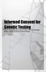 CONSENT TO OBTAIN A SPECIMEN FOR GENETIC TESTING
