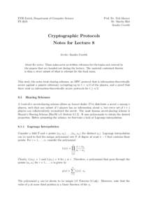 Cryptography / Interpolation / Polynomials / Mathematics / Secure multi-party computation / Secret sharing / Lagrange polynomial / Finite field / Verifiable secret sharing