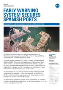 CASE STUDY TETRA AND SCADA SOLUTIONS KEEPING SPANISH PORTS SAFE EARLY WARNING SYSTEM SECURES