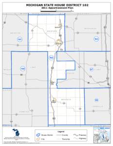 MICHIGAN STATE HOUSE DISTRICTBENZIEApportionment Plan