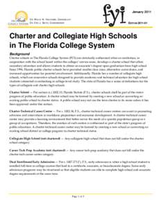 Microsoft Word - FYI[removed]Charter and Collegiate Schools.doc