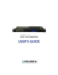 24V PoE Injector  USER’S GUIDE Product Features Congratulations on selecting the DLI 24V midspan PoE injector,