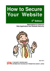 How to Secure Your Website 5th Edition Approaches to Improve Web Application and Website Security