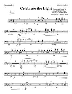 FinaleCELEBRATE THE LIGHT-PS - Trombone 1, 2]