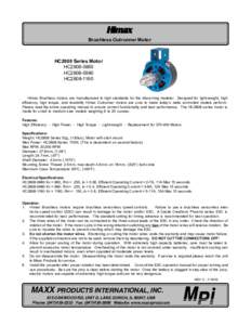 Himax Brushless Outrunner Motor HC2808 Series Motor HC2808-0860 HC2808-0980