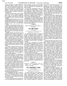 pwalker on DSK3SPTVN1PROD with REMARKS  June 26, 2013 CONGRESSIONAL RECORD — Extensions of Remarks