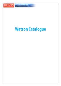 Watson Catalogue  A Range Of Radio Communications Accessories That Represent Great Value For Money. Power Supplies - Switch-Mode Power-Mite-NF The “No Noise” Switch-Mode Power Supply