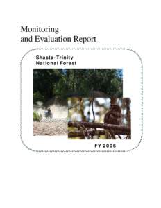 Monitoring and Evaluation Report[removed]