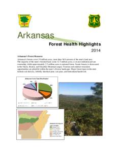 Arkansas Forest Health Highlights 2014