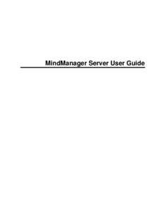MindManager Server User Guide